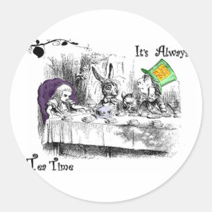 It's Always Tea Time Classic Round Sticker