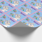 It's an Easter Bunny Wrapping Paper (Corner)
