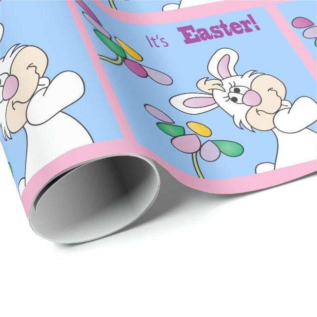 It's an Easter Bunny Wrapping Paper (Roll Corner)