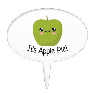 It's Apple Pie Cake Topper