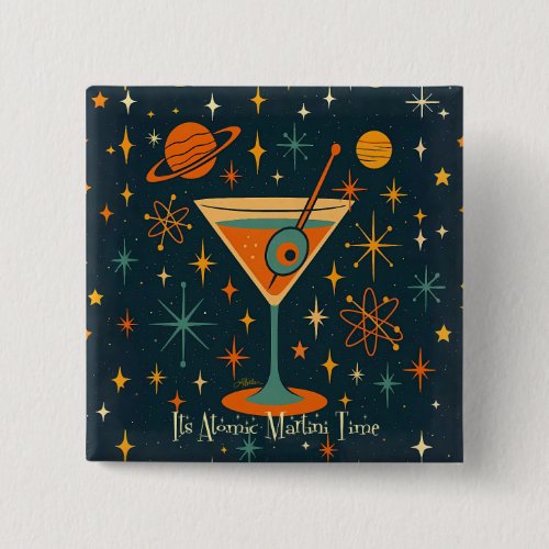 Its Atomic Martini Time Cosmic Stars Button