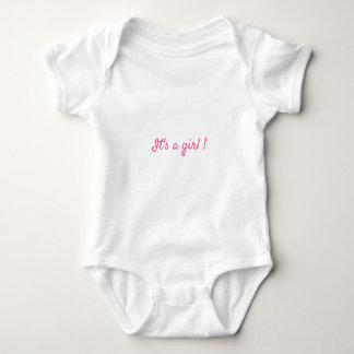It's baby girl Minimalist Infant T-shirt  Bodysuit