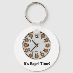 It's Bagel Time! Keychain