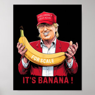 It's Banana (for Scale) Starship Funny Trump Tee 0 Poster