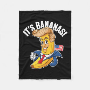 It's Bananas (for Scale) Starship Funny Meme Humor Fleece Blanket
