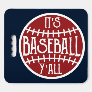 It's Baseball Y'All Red White & Blue All American Seat Cushion