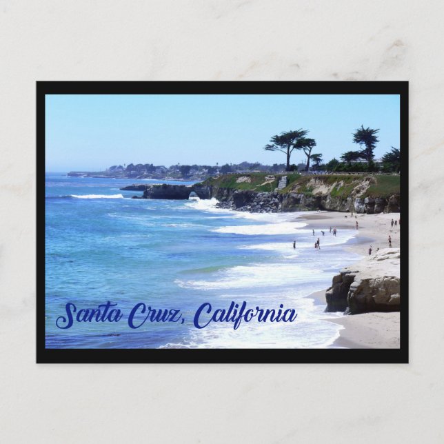 It's Beach, Santa Cruz, California Postcard (Front)