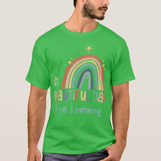 Its Beautiful Day For Learning Cute Back to School T-Shirt