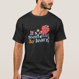 It's Beautiful Day For Learning Retro Teacher Stud T-Shirt