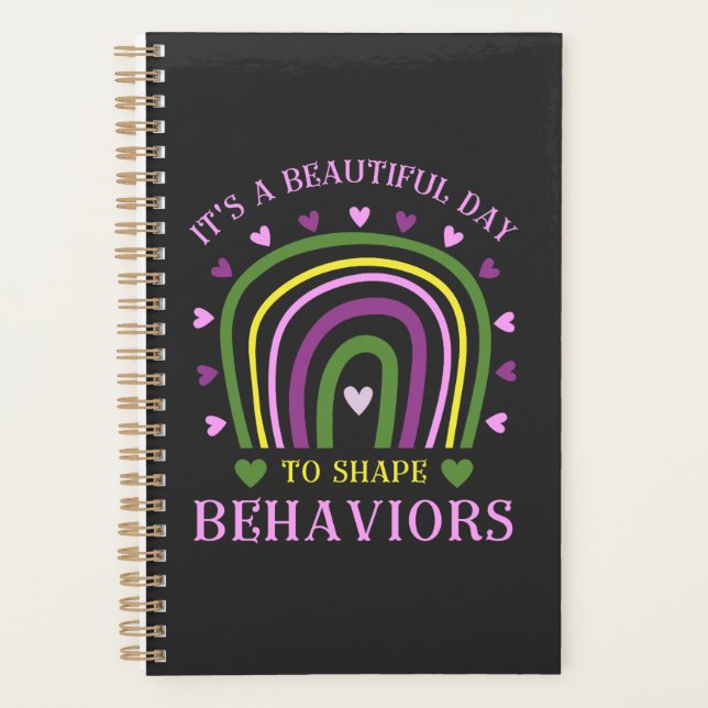 It's Beautiful Day To Shape Behaviors   Planner (Front)