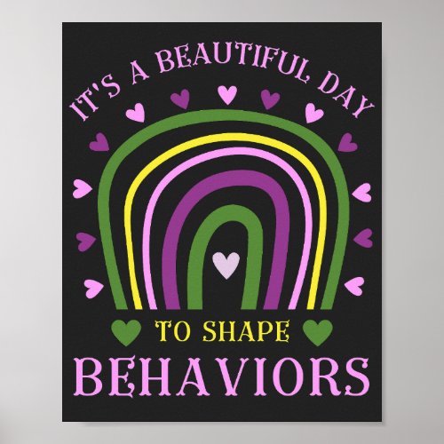 Its Beautiful Day To Shape Behaviors   Poster