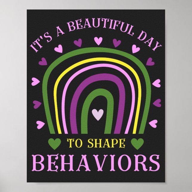 It's Beautiful Day To Shape Behaviors   Poster (Front)