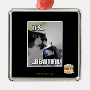 It's Beautiful Metal Ornament