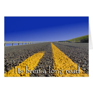 Its been a long road cards