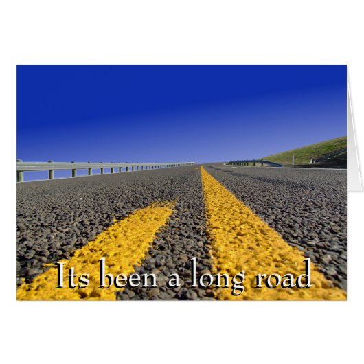 Its been a long road cards (Front Horizontal)