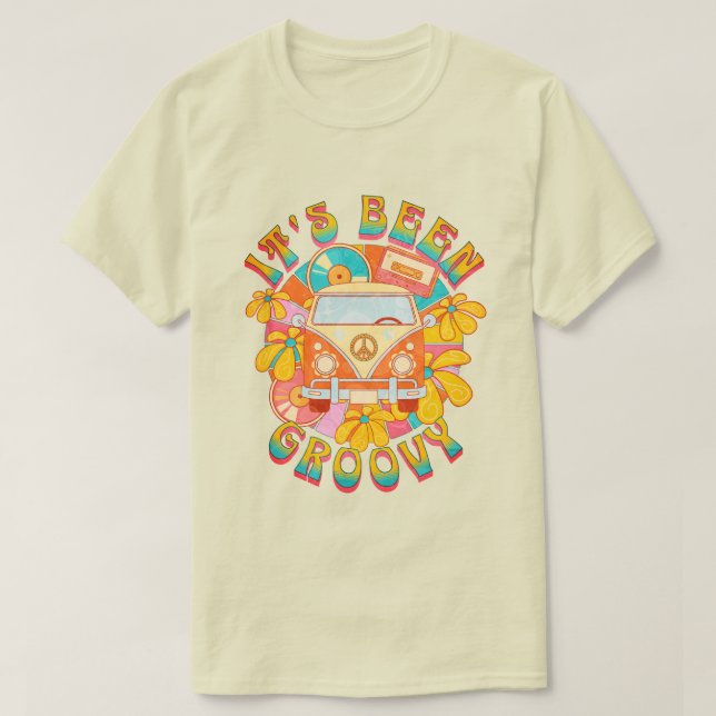 "It's Been Groovy" Retro T-Shirt (Design Front)