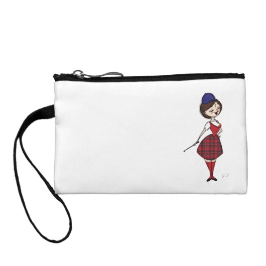 "It's been my pleasure!" A Friendly Guide Wristlet Coin Purse (Back)