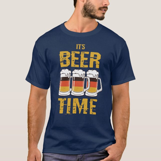 It's beer time T-Shirt (Front)