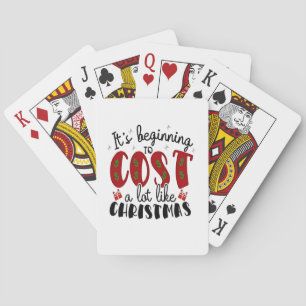 It's Beginning to Cost a lot like Christmas Poker Cards