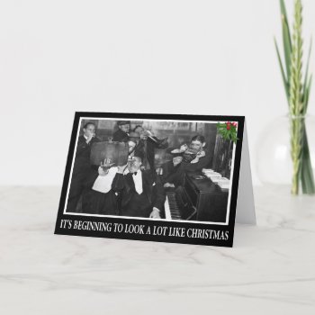 It's Beginning To Look A Lot Like Christmas Holiday Card by Cardsharkkid at Zazzle