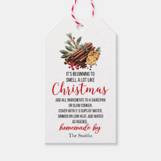 It's Beginning to Smell Like Christmas Potpourri Gift Tags