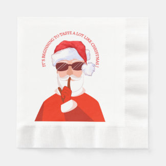 It's beginning to taste like Christmas Napkins