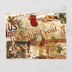 It's Behind You Postcard