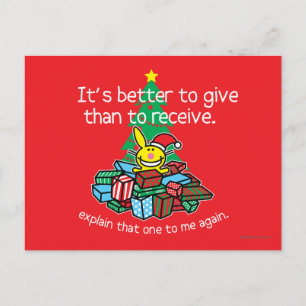 It's Better To Give Postcard