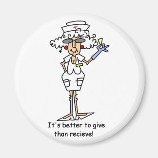 It's better to give than recieve! magnet