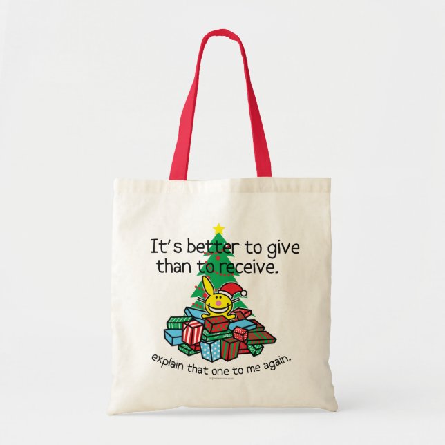 It's Better To Give Tote Bag (Front)