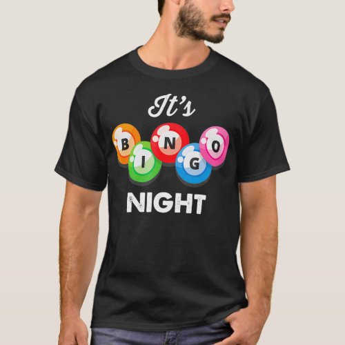 Its Bingo Night Womens Funny Bingo Player Lover T_Shirt