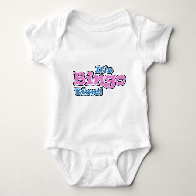 It's Bingo TIme Baby Bodysuit (Front)