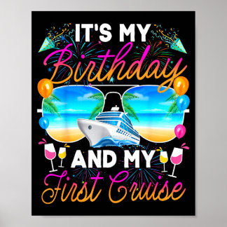 It's Birthday Cruise Birthday Celebration Poster