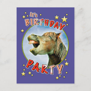 It's Birthday Party Invitation Postcard