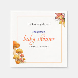 It's boy or girl fairytale baby shower napkins