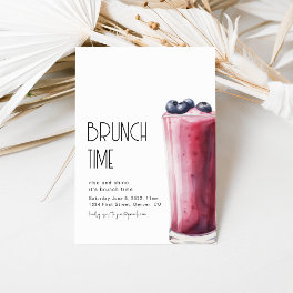 It's Brunch Time Brunch Party Invitation Template