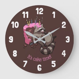 It's Cake Time! Greedy Raccoon Birthday Cake