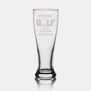 It's Called Golf Cool Custom Gift Etched Pilsner Glass
