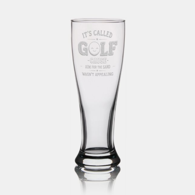 It's Called Golf Cool Custom Gift Etched Pilsner Glass (Glassware)