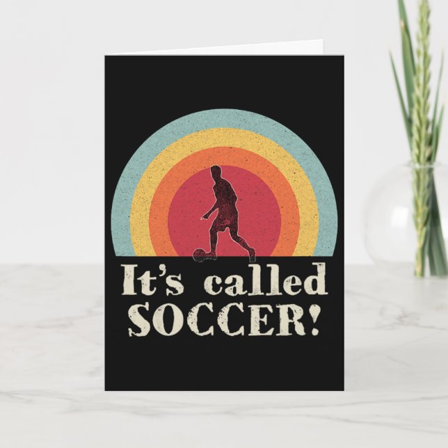It's Called Soccer Funny Footll  Card (Front)