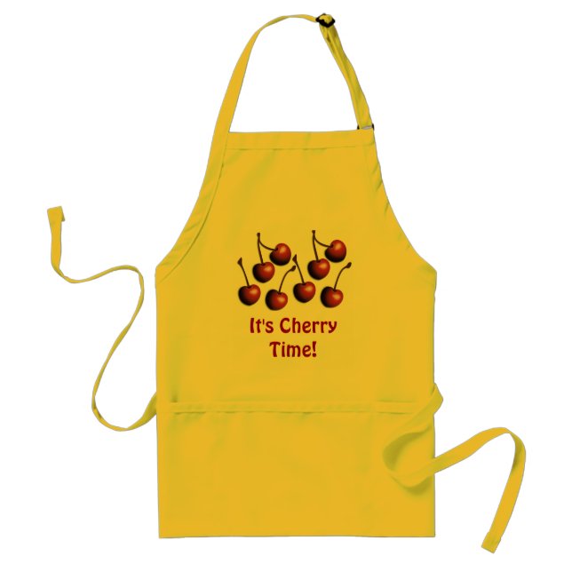 It's Cherry Time! Adult Apron (Front)