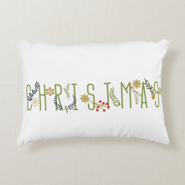 It's Christmas Accent Pillow (Front)