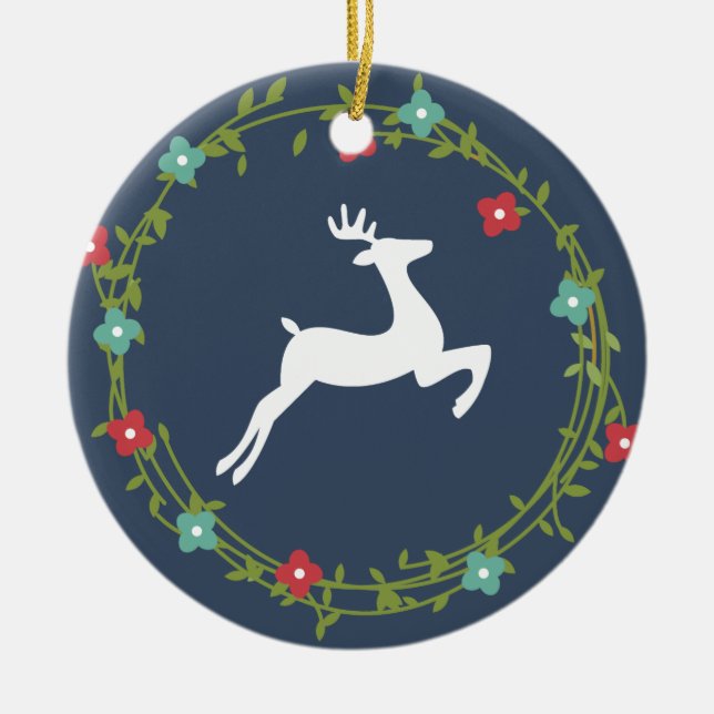 It's Christmas Holiday Personalized Ornament (Front)