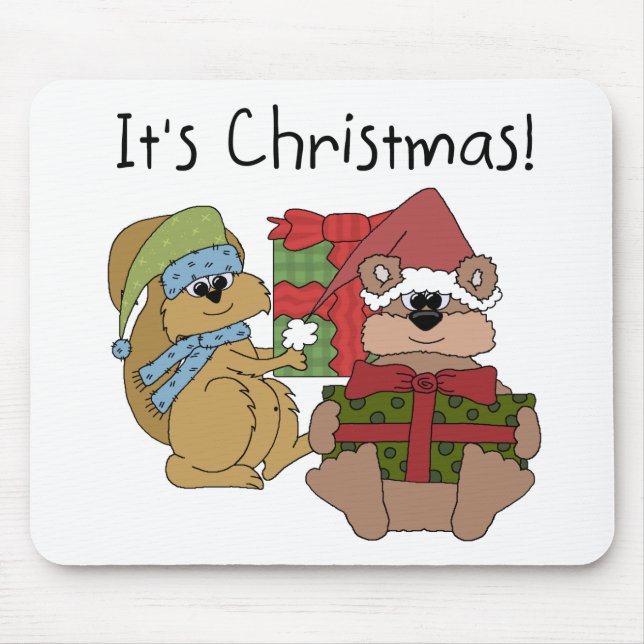 It's Christmas Tshirts and Gifts Mouse Pad (Front)