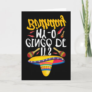 It's Cinco De My-o Birthday Cinco De Mayo Fiesta P Card