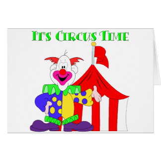Its Circus Time Cards