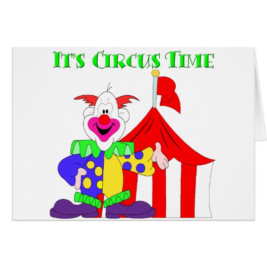 Its Circus Time Cards (Front Horizontal)