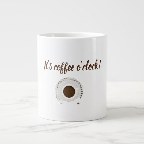 Its Coffee Time Giant Coffee Mug