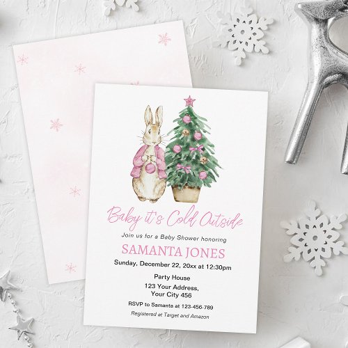 Its Cold Outside Baby Shower Invitation