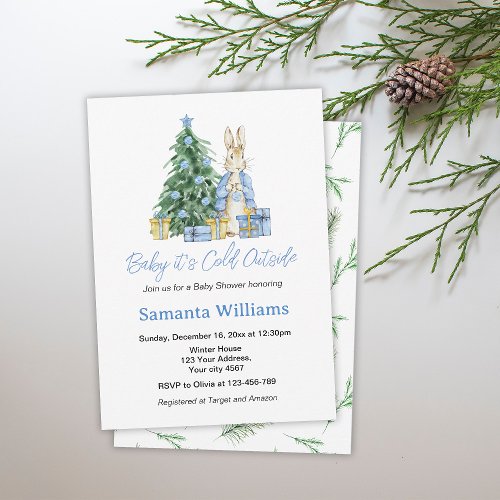 Its Cold Outside Baby Shower Invitation